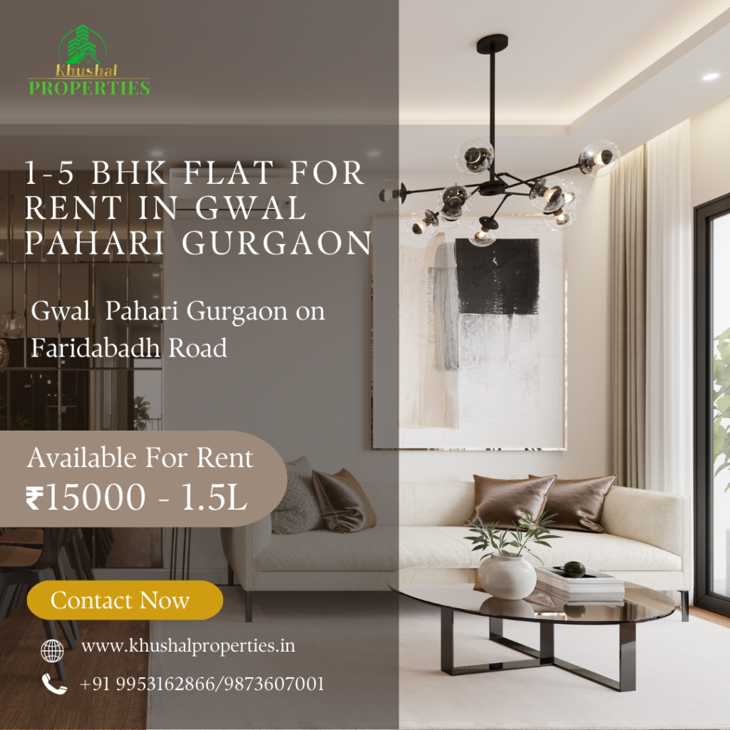 Flat for rent in Gwal Pahari Gurgaon